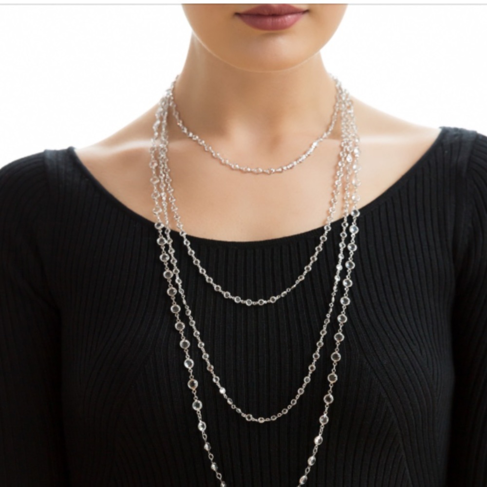 Chanelle Necklace, Crystal